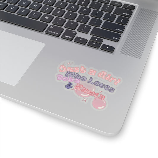 Boba Ramen Girl Stickers