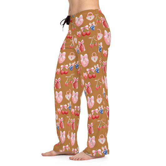 Charm Radiance Women's Pajama Pants - Cozy Sleepwear, Cute Lounge Bottoms, Soft PJ Trousers, Floral PJs, Comfortable Night Wear